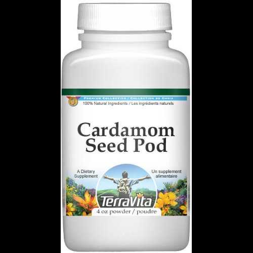 カルダモン シード ポッド パウダー (4 オンス、ZIN: 514433) - 2 パック TerraVita Cardamom Seed Pod Powder (4 oz, ZIN: 514433) - 2 Pack