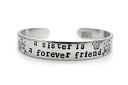 姉妹ブレスレット、姉妹ギフト Wyomingcreative sister bracelet, sister gift