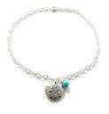 Curvy Girls XL Plus アンクレット サンドダラー ブレスレット チェーン 12 インチ Boot Jewelry Shop Curvy Girls XL Plus Anklet Sand Dollar Bracelet Chain 12 Inch