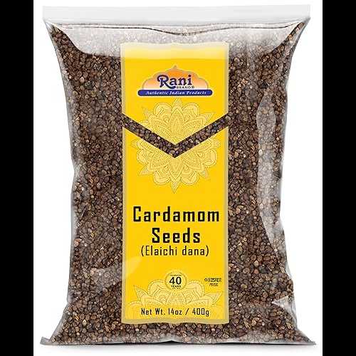 Rani Brand Authentic Indian Products Rani Cardamom (Elachi) Decorticated Seeds Indian Spice 14oz (400g) ~ All Natural Vegan Gluten Friendly NON-GMO Kosher Indian Origin Rani Brand Authentic Indian Products Rani Cardamom (Elachi) Decorticated Seeds Indian Spice 14oz (400g) ~ All Natural Vegan Gluten Friendly NON-GMO Kosher Indian Origin