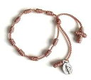 SIFRIMANIA Handmade Small Rosary Adjustable Gift Bracelets Set of 5 for Guests (...