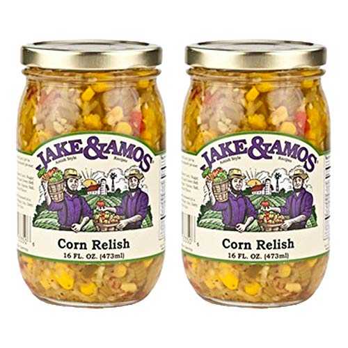 & ⥹  å 17  㡼 (2 ѥå) Jake & Amos Corn Relish 17oz j...