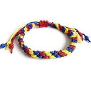SIFRIMANIA Colombia Flag Unisex Waterproof Bracelet Fan Patriotic Tricolor Bangle (Yellow-Blue-Red)(4)