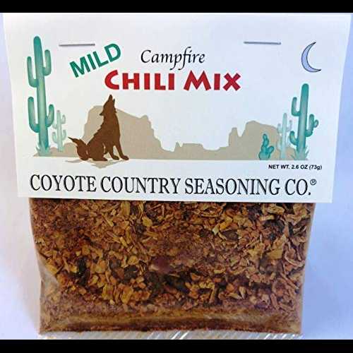 コヨーテ カントリー マイルド チリ ミックス (3 パック) Coyote Country Seasoning Co. Coyote Country's Mild Chili Mix (3 Pack)