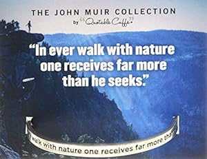 自然と歩くたびに、人は求めるものよりもはるかに多くのものを受け取ります - ジョン・ミューア コレクション - ホイットニー・ハワード・デザインズによる男性または女性用のピューターカフ アメリカ製 In Every Walk With Nature One Receives Far More Th