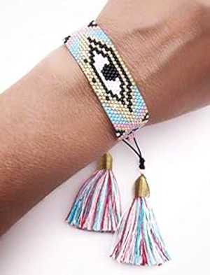 Sifrimania Boho Bracelets for Women Third Eye Miyuki Beads