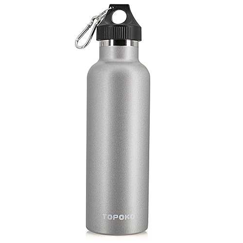 TOPOKO Colored Non-Rusty Stainless Steel Vacuum Water Bottle Double Wa...