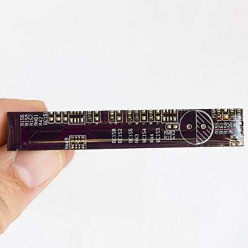 パープルの回路基板タイクリップ、コンピューターマニアへのユニークなギフト ReComputing Purple Circuit Board Tie Clip, ...