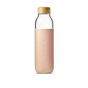 Full Circle Soma 17 oz. BPA-free Wide Mouth Glass Water Bottle with Silicone Sle...