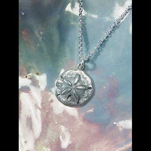 サンドダラー ネックレス .925 スターリングシルバー、長さ 18 インチ MiShelli Sand Dollar Necklace .925 Sterling Silver, Length 18"