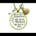 Gutsy Goodness 24 インチ ママ ネックレス 彼女は私の最高の部分です 娘からのジュエリー ギフト Gutsy Goodness 24" Mom Necklace She is the Best Part of Me Jewelry Gift from Daughter