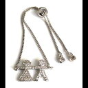 ガールフレンドのためのブライダルギフト調節可能なシルバーメッキブレスレット Sifrimania Bridal Gift Adjustable Silver Plated Bracelet for Girlfriend