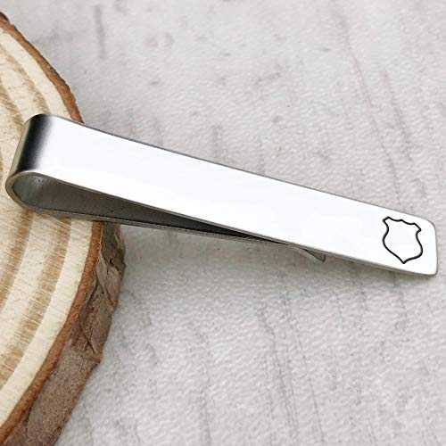 警察バッジ シルバー ネクタイ クリップ、警察官へのギフト Stamps of Love, LLC Police Badge Silver Tie Clip, Gifts for Policeman 警察バッジ シルバー ネクタイ クリップ、警察官へのギフト Stamps of Love, LLC Police Badge Silver Tie Clip, Gifts for Policeman