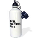 3dRose Best Waitress Ever-fun job pride gifts for worlds greatest waiting-Sports...