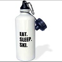 3dRose wb_180442_1 Eat Sleep Enthusiast-Fun スノーボーダー スポーツ ウォーターボトル、21 オンス、マルチカラー 3dRose wb_180442_1 Eat Sleep Enthusiast-Fun Snowboarder Sports Water Bottle, 21 oz, Multicolored