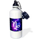 3dRose Capricorn Star Sign on Purple Space Background Zodiac Horoscope Symbol-Sp...