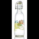 Love Bottle Glass Water Bottle (Koi), Made in USA, Reusable, Swing Lid, Non Toxi...