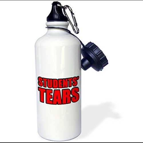 3dRose wb_223855_1Students Tears Redץݡ  ܥȥ롢21 󥹡ۥ磻 3dRos...