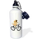 3dRose スポーツ ウォーターボトル、21 オンス、マルチカラー 3dRose Sports Water Bottle, 21 oz, Multicolor