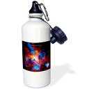 3dRose Galaxy and Nebula-Doradus Tarantula Nebula Sports Water Bottle, 21 oz, White