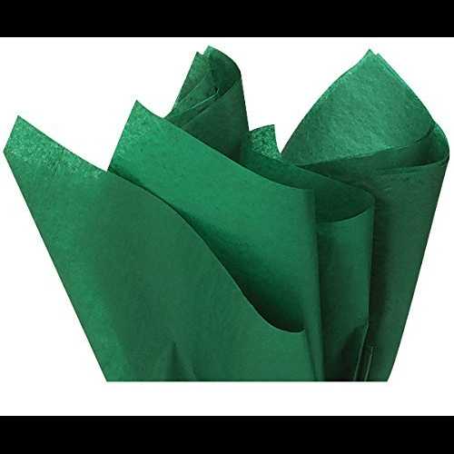 Holiday Green 15 inches X 20 Inches - 100 Sheets per Pack) Premium Qua...