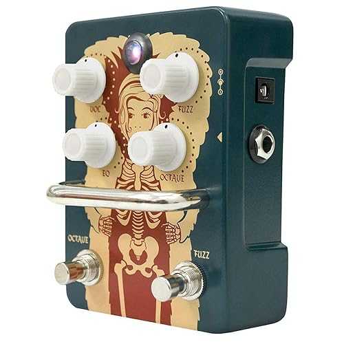 オレンジのファーコート ヴィンテージ ファズ ギター エフェクト ペダル オクターブ調整可能 Orange Fur Coat Vintage Fuzz Guit...