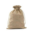 Tapleap 麻布バッグ 巾着付き バルク 10x14インチ 麻布の記念品袋 (20個ロット) ギフトのラッピング、誕生日、結婚式、卒業パーティー、または植栽...