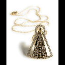 ビルヘン デル ヴァッレ ペンダント ネックレス 17.5 インチ ボールチェーン ベネズエラ ギフト Sifrimania Virgen del Valle ...