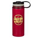 Seven20 The Marvels: Captain Marvel Stainless Steel Water Bottle, 18oz - Insulat...