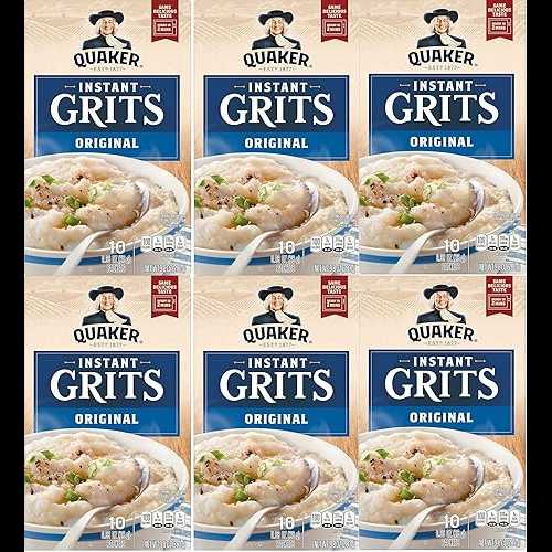 クエーカー、インスタントグリッツ、オリジナル、12カウント、12オンスボックス(6個パック) Quaker, Instant Grits, Original, 12 Count, 12oz Box (Pack of 6) クエーカー、インスタントグリッツ、オリジナル、12カウント、12オンスボックス(6個パック) Quaker, Instant Grits, Original, 12 Count, 12oz Box (Pack of 6)