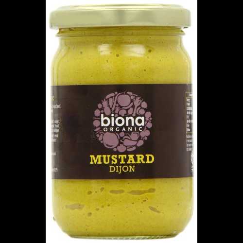 ビオナ オーガニック ディジョンマスタード 200g (6個入) Biona Organic Dijon Mustard 200 g (Pack of 6)