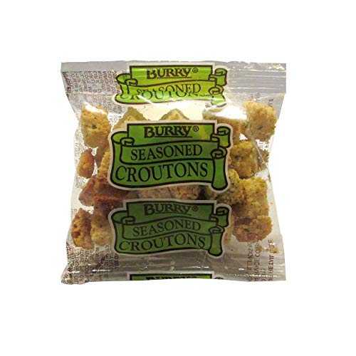 クルトン味付けポーションパック、0.25オンス -- 250個 Burry Foodservice Croutons Seasoned Portion Pack , 0.25 Ounce -- 250 Count