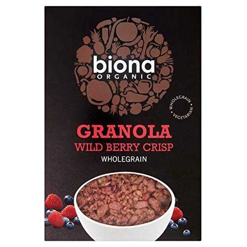 Biona オーガニック ワイルドベリー クリスピー グラノーラ - 375g Biona Organic Wild Berry Crispy Granola - 375g