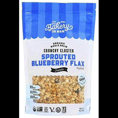 ベーカリー オン メイン グラノーラ スポーテッド ブルーベリー オーガニック、11 オンス Bakery On Main Granola Sported Blue Berry Organic, 11 oz