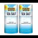 Hain Pure Foods シーソルト、21オンス (2パック) Hain Celestial Hain Pure Foods Sea Salt, 21 Ounces (2-PACK)