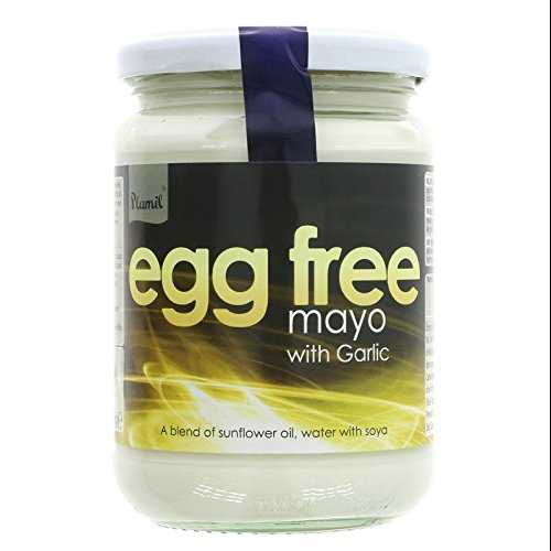 プラミル 卵不使用マヨネーズ ガーリック 315g (6個入) Plamil Egg Free Mayonnaise - Garlic 315g (Pa..