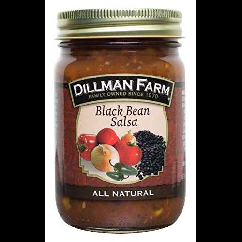 ディルマンファーム ブラックビーンサルサ、13オンス (6個パック) Dillman Farm Black Bean Salsa, 13oz (Pack of 6)