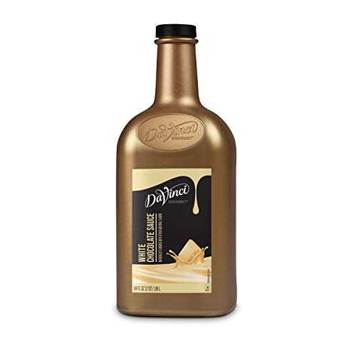 DaVinci Gourmet White Chocolate Sauce, White Chocolate, 64 Fl Oz DaVinci Gourmet White Chocolate Sauce, White Chocolate, 64 Fl Oz