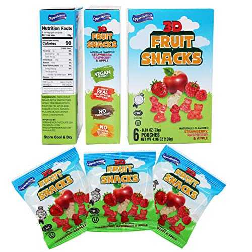 フルーツスナック 3D 動物 グミキャンディ ギフトボックス スナック、コーシャー、天然風味、本物の濃..