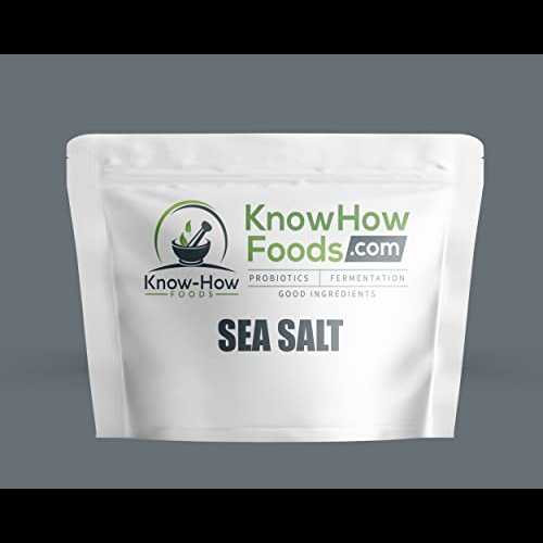 精製海塩 - 10ポンド Know-How Foods Purified Sea Salt - 10 lb.