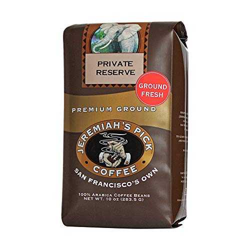 プライベート リザーブ - ドリップ用挽いたコーヒー - 10オンス、カフェイン入り Jeremiah's Pick Coff..