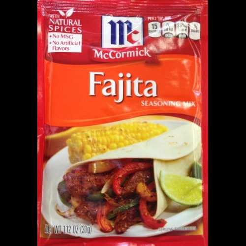 マコーミック FAJITA シーズニングミックス 1.12オンス (9袋) McCormick FAJITA Seasoning Mix 1.12oz ..