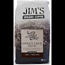 Jim's オーガニック コーヒー 全豆スイート ラブ ブレンド -- 11 オンス - 2 個 Jim's Organic Coffee Whole Bean Sweet Love Blend -- 11 oz - 2 pc