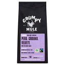 グランピー ミュール オーガニック ペルー グラウンド コーヒー - 227g (0.5ポンド) Grumpy Mule Organic Peru Ground Coffee - 227g (0.5lbs)