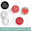 パーソナライズされたバレンタインデー ライフセーバー ミント DIY キュート ハート (約 335 ~ 365 ミント) WH Candy Personalized Valentine's Day LifeSavers Mints DIY Cute Hearts (Approx 335-365 mints)