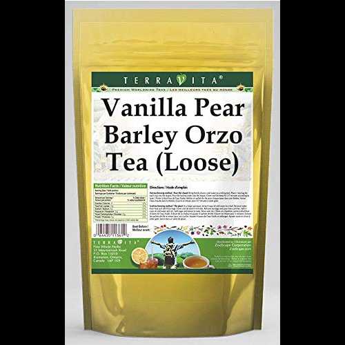 バニラ ペアー 大麦オルゾ ティー (ルース) (8 オンス、ZIN: 560377) TerraVita Vanilla Pear Barley O..