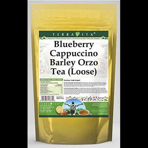 ֥롼٥꡼ ץ 륾 ƥ (롼) (8 󥹡ZIN: 569477) - 2 ѥå TerraVita Blueberry Cappuccino Barley Orzo Tea (Loose) (8 oz, ZIN: 569477) - 2 Pack