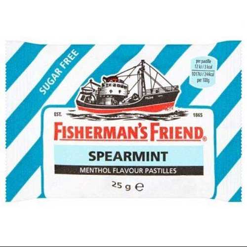 Fishermans Fisherman`s Friend Spearmint - 25g - Pack of 4