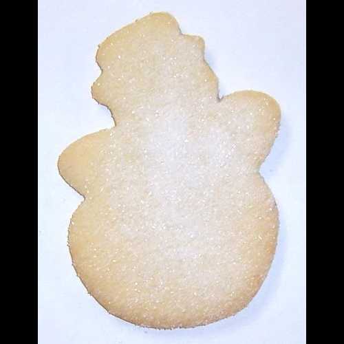 Scott's Cakes クリスマス スノーマン シュガー クッキー 白砂糖入り 1ポンドの白いベーカリーボックス入り Scott's Cakes Christmas Snowman Sugar Cookie with White Sugar in a 1 Pound White Bakery Box