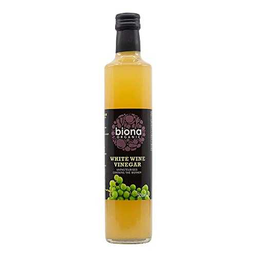 Biona Organic White Wine Vinegar 500 ml (Pack of 6)